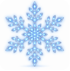 FrostGlow™ LED Snowflake Wall Set